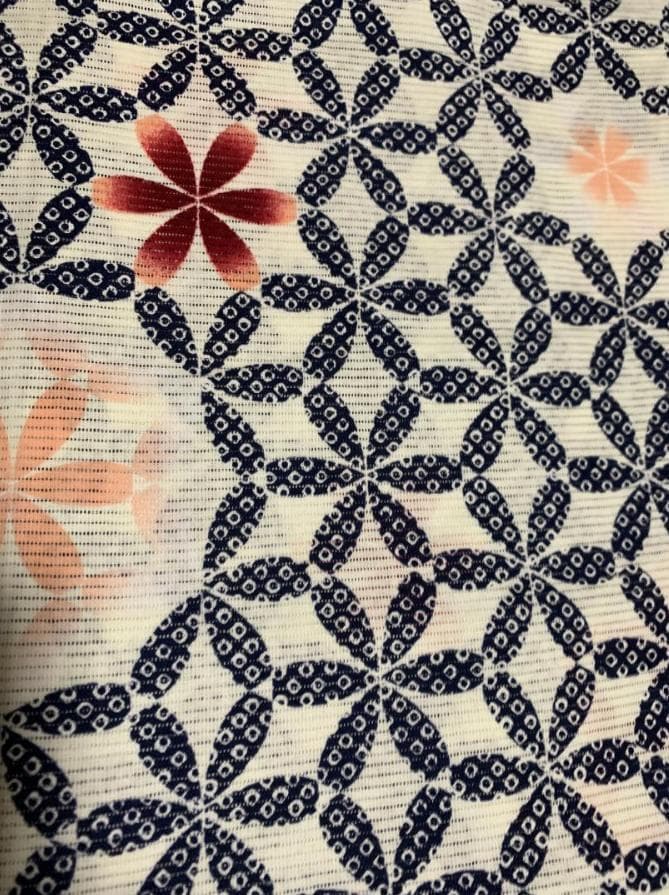 ◆最高級【綿絽浴衣】古典黒雪繋ぎの七宝涼しゆかた◆着物としても着用可◆新品