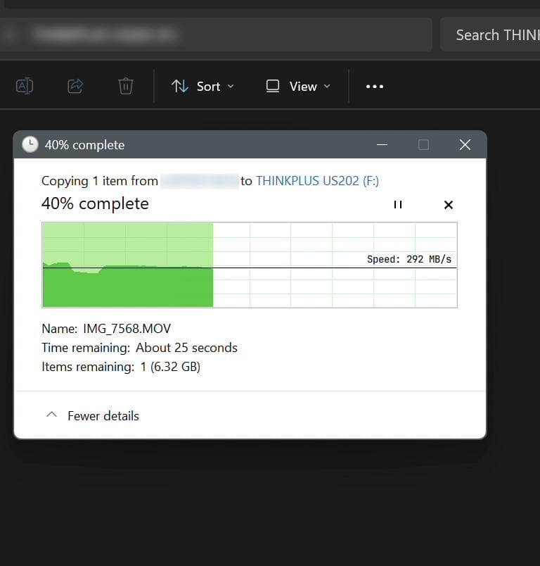 Lenovo Thinkplus US202 2TB USB外付けSSD