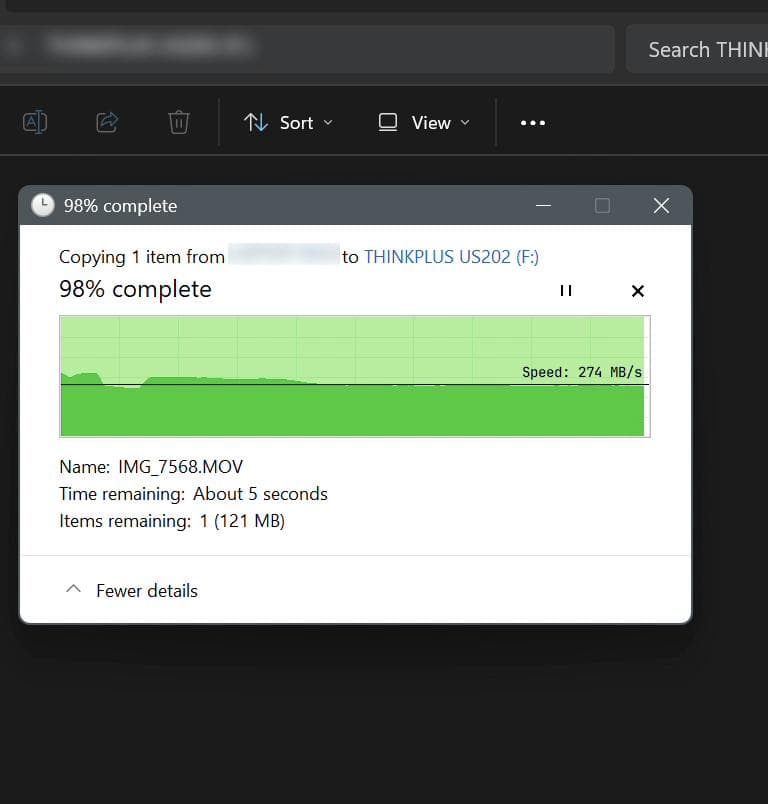 Lenovo Thinkplus US202 2TB USB外付けSSD