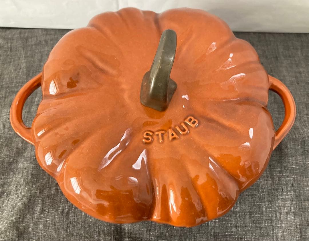 STAUB鍋　パンプキンココット24センチ シナモン