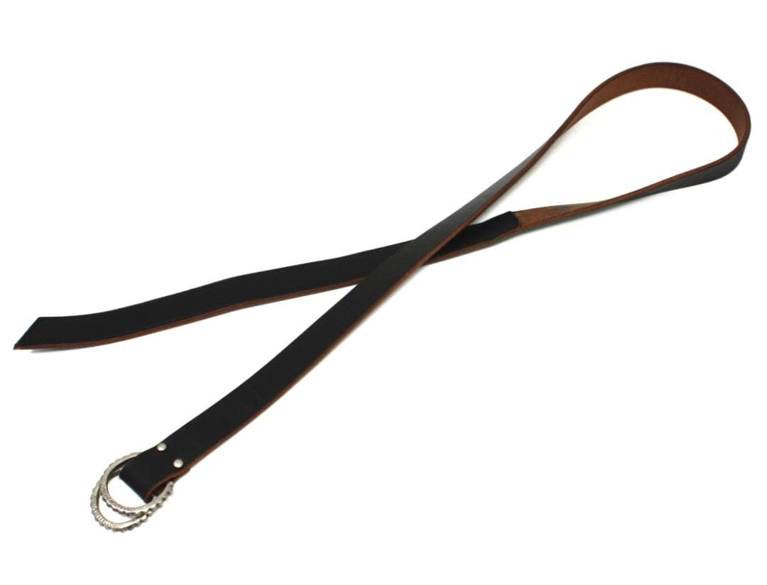 NONNATIVE ノンネイティブ スタッズ Wリング ナロー レザーベルト