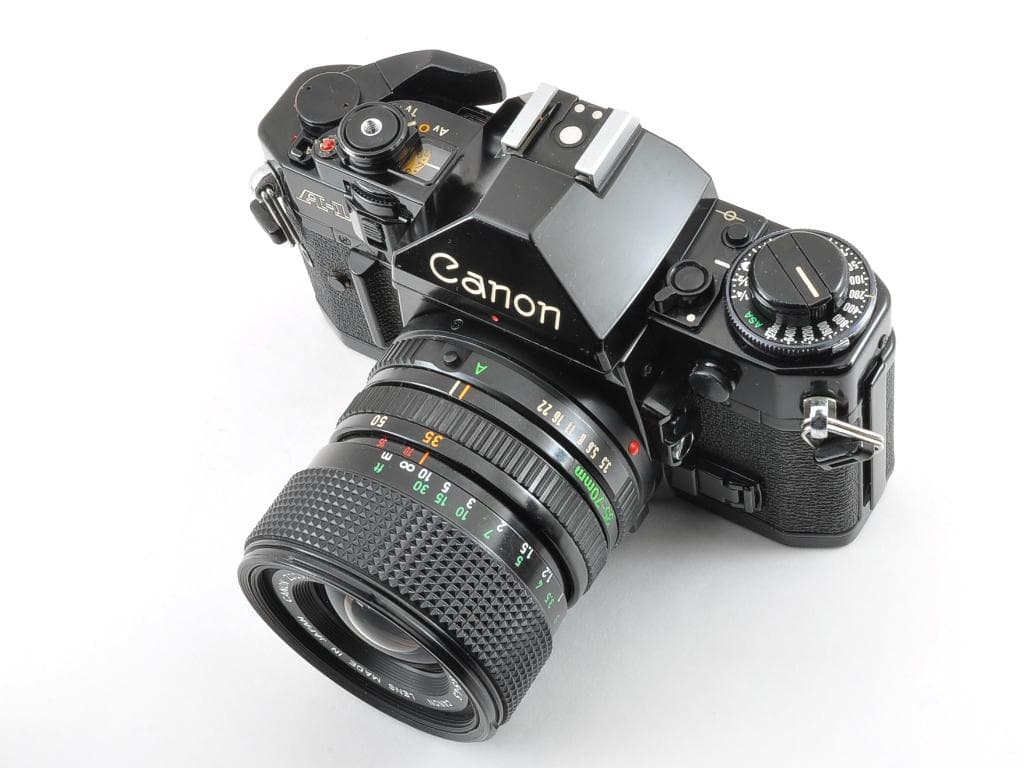 キヤノン A-1 ブラック NEW FD 35-70mm f3.5-4.5 動確