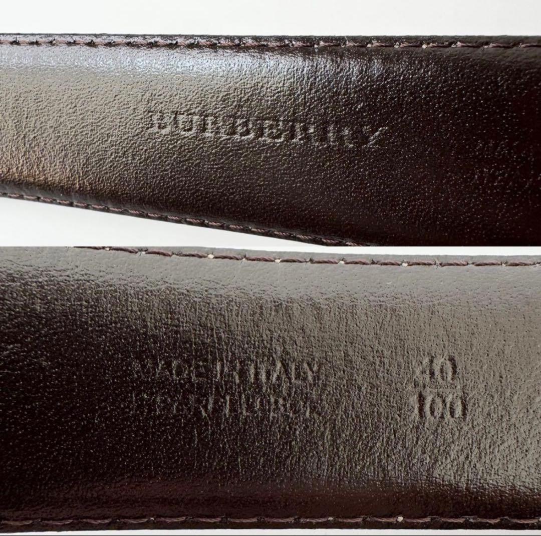 BURBERRY　ベルト　ノバチェック　シャドーホース レザー archive