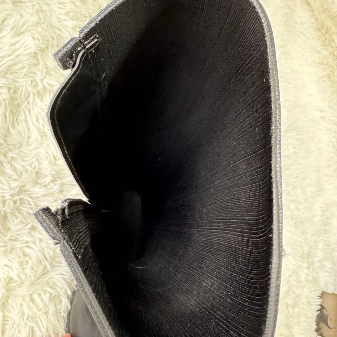 マッキントッシュフィロソフィー ロングレインブーツ ゴールドファスナー