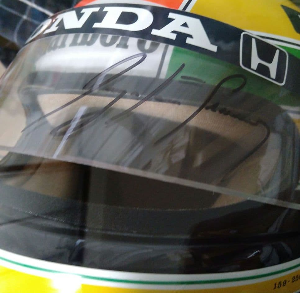 【レア】限定250個 BELL アイルトン・セナ 直筆サイン ヘルメット