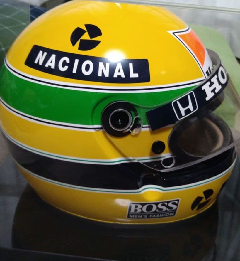 【レア】限定250個 BELL アイルトン・セナ 直筆サイン ヘルメット