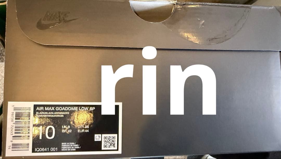 靴 Nike Air Max Goadome Low SP black