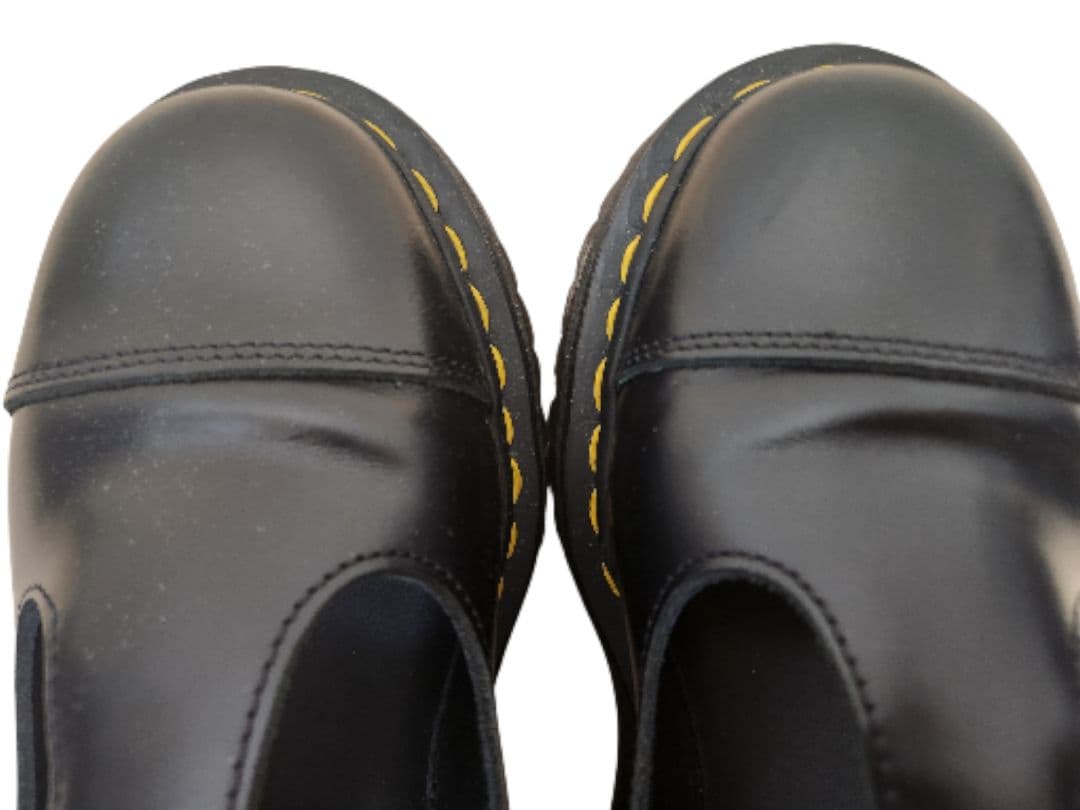 【u】ドクターマーチン べサン 厚底 ブラック UK3 箱あり 22㎝