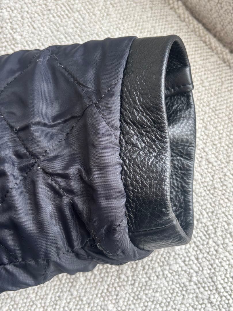 美品 French pilot leather jacket comoli