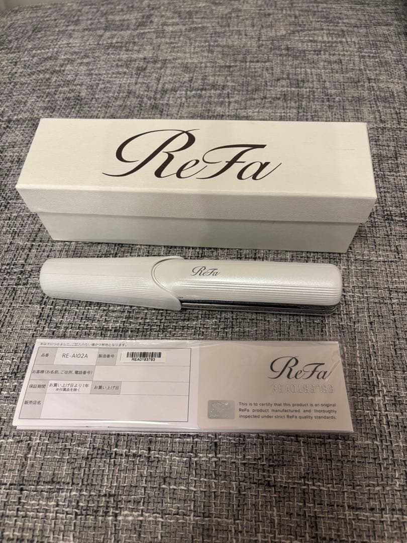 ReFa AC-A002A ストレートヘアアイロン ホワイト