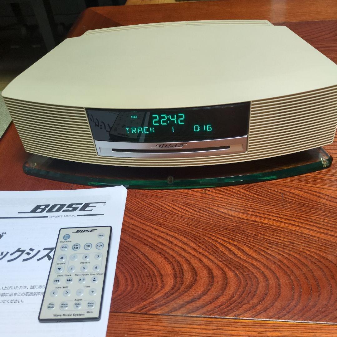 Bose Wave Music System 完動品　台座純正リモコンコード取説