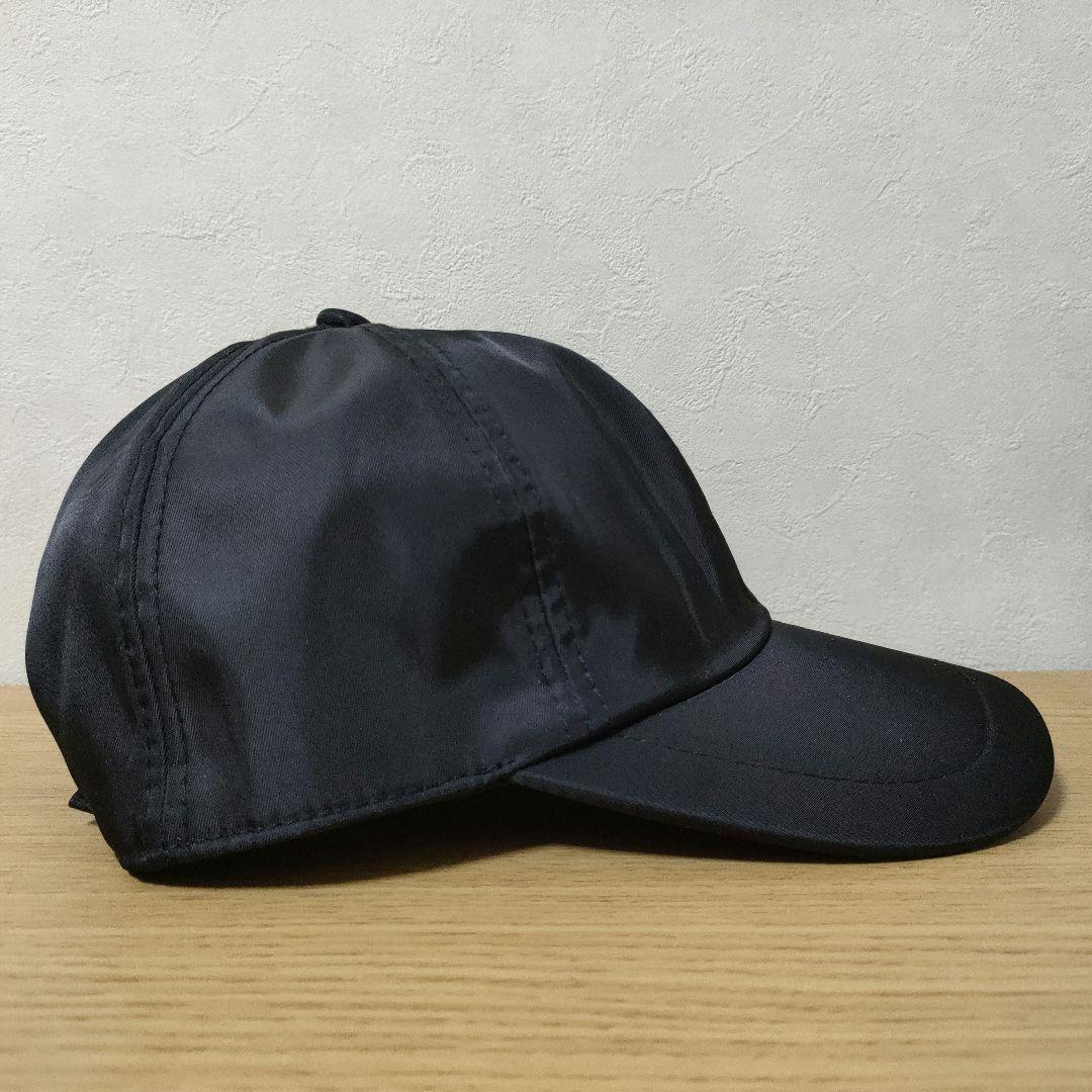 CHANEL CCロゴ刺繍 ベースボールキャップ 黒