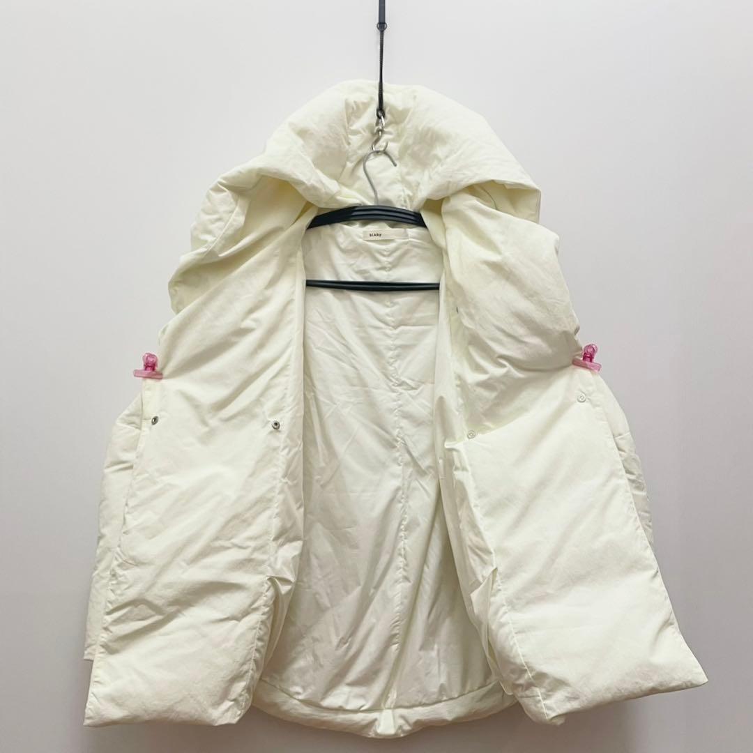 ブラックバイマウジー ショートダウンコート ダウンジャケット ホワイト S 冬