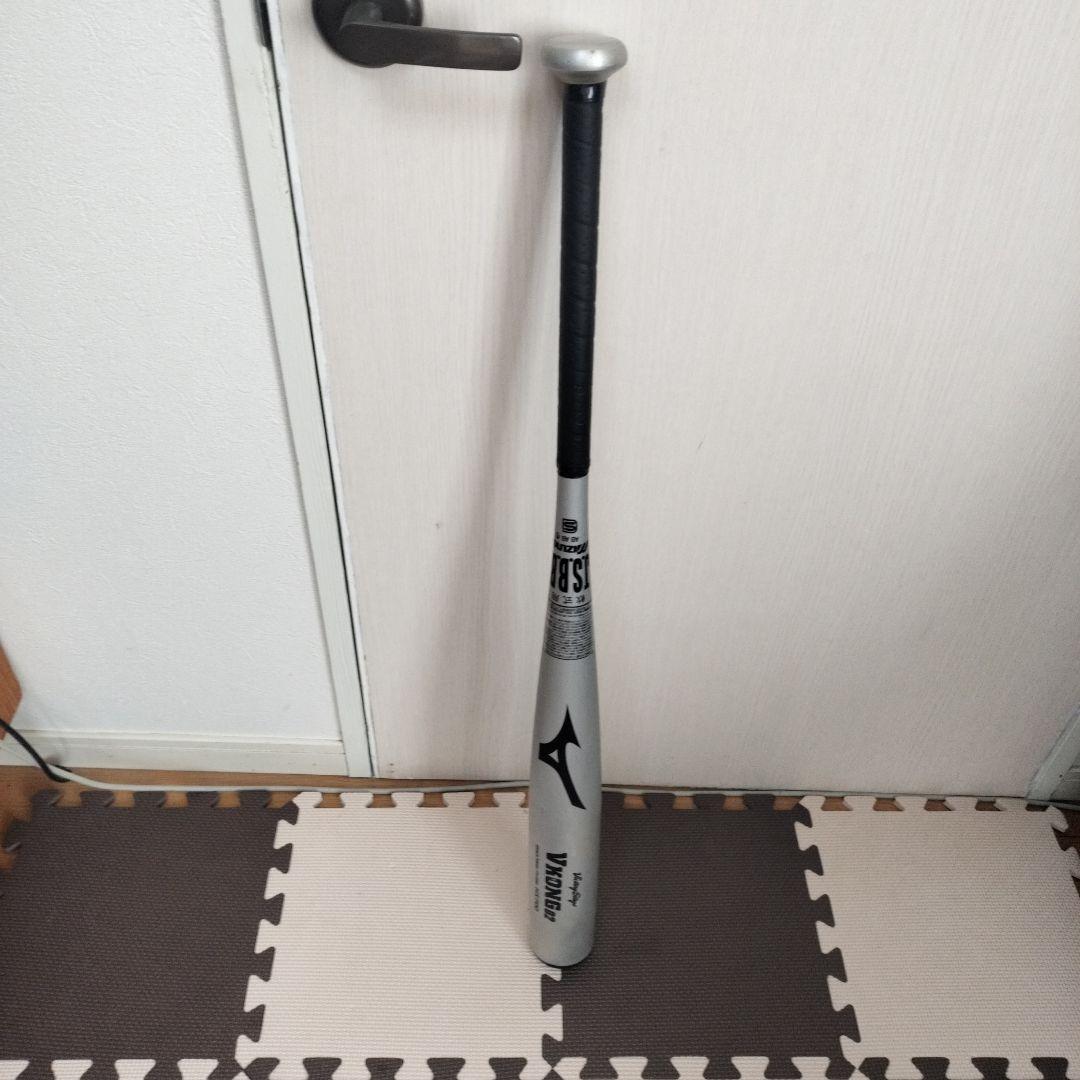 軟式野球 Mizuno V-Kong2 バット シルバー