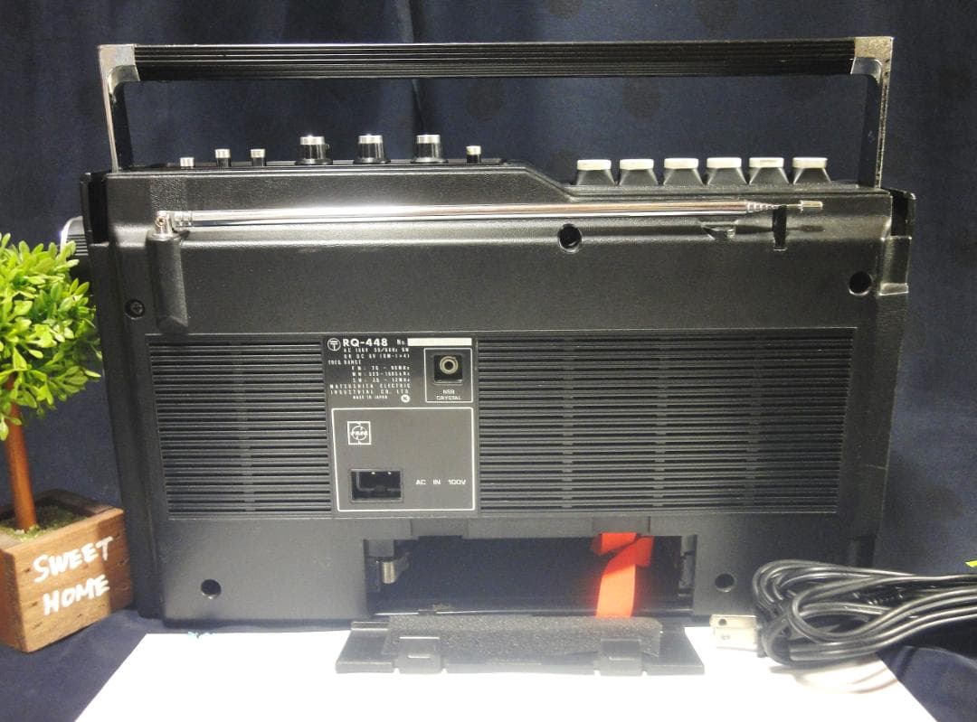 ♪昭和銘機 整備清掃済ラジカセ National MACff RQ-448