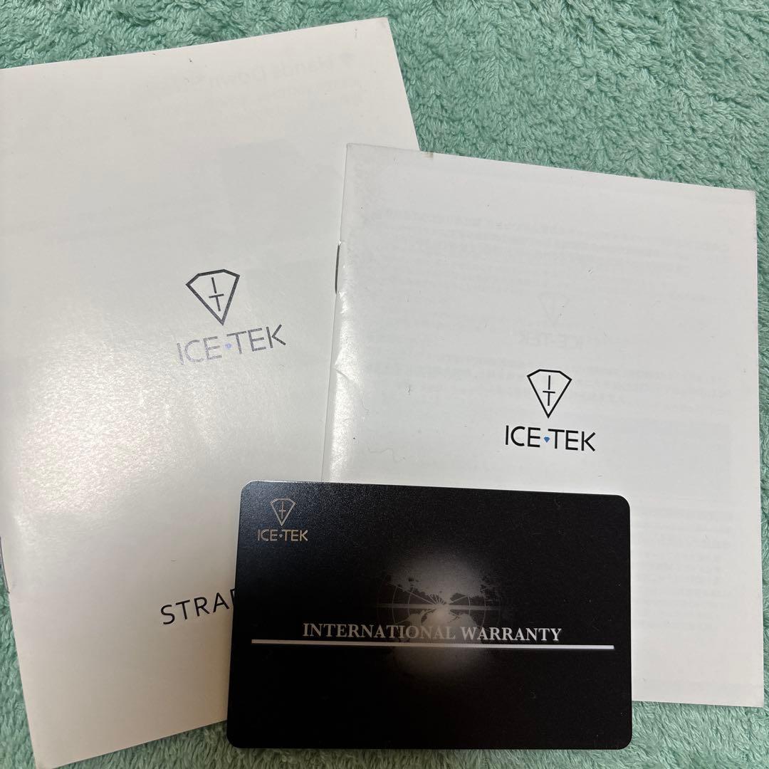 ICE TEK MHS01 ハート型時計 ホワイト/ブラック ⭐︎占い付き