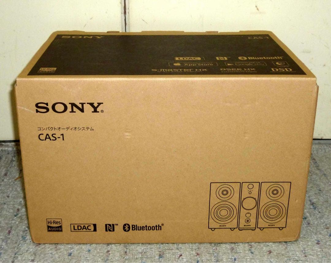 SONY CAS-1 ホワイト コンパクトオーディオシステム ほぼ未使用ハイレゾ