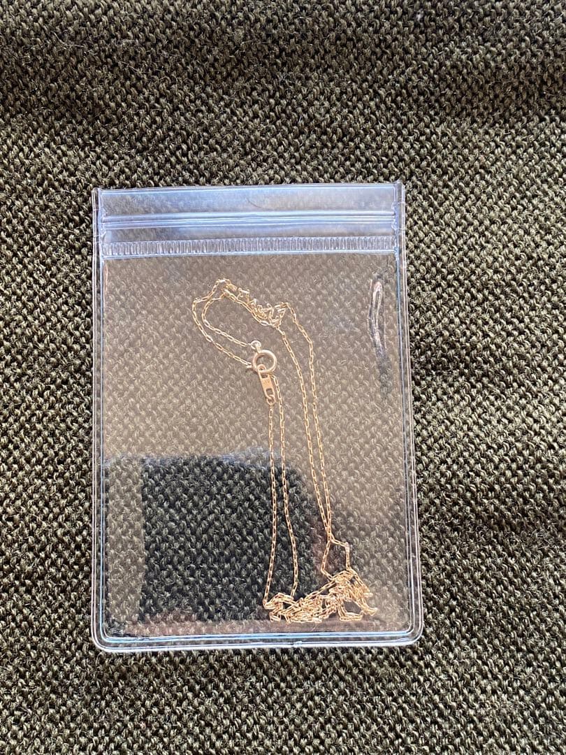 10K 10金　オールド　ゴールドチェーンネックレス　50cm