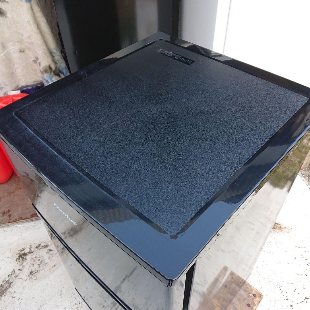 コンフィー2023年製90L冷蔵庫 ブラック 美品 送料/設置無料