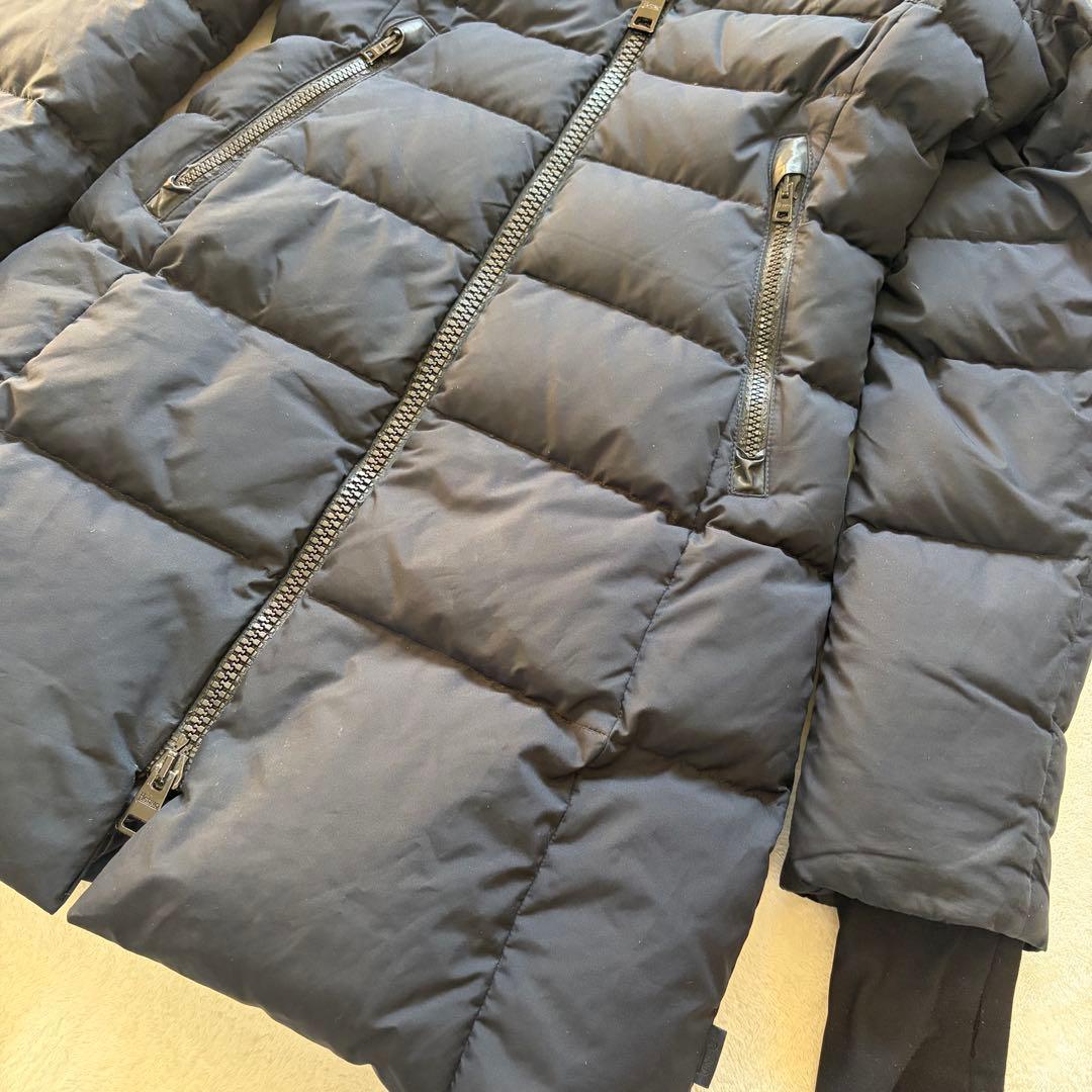 ヘルノ ラミナー ウインドストッパー ダウンコート ブラック ロング丈 冬物