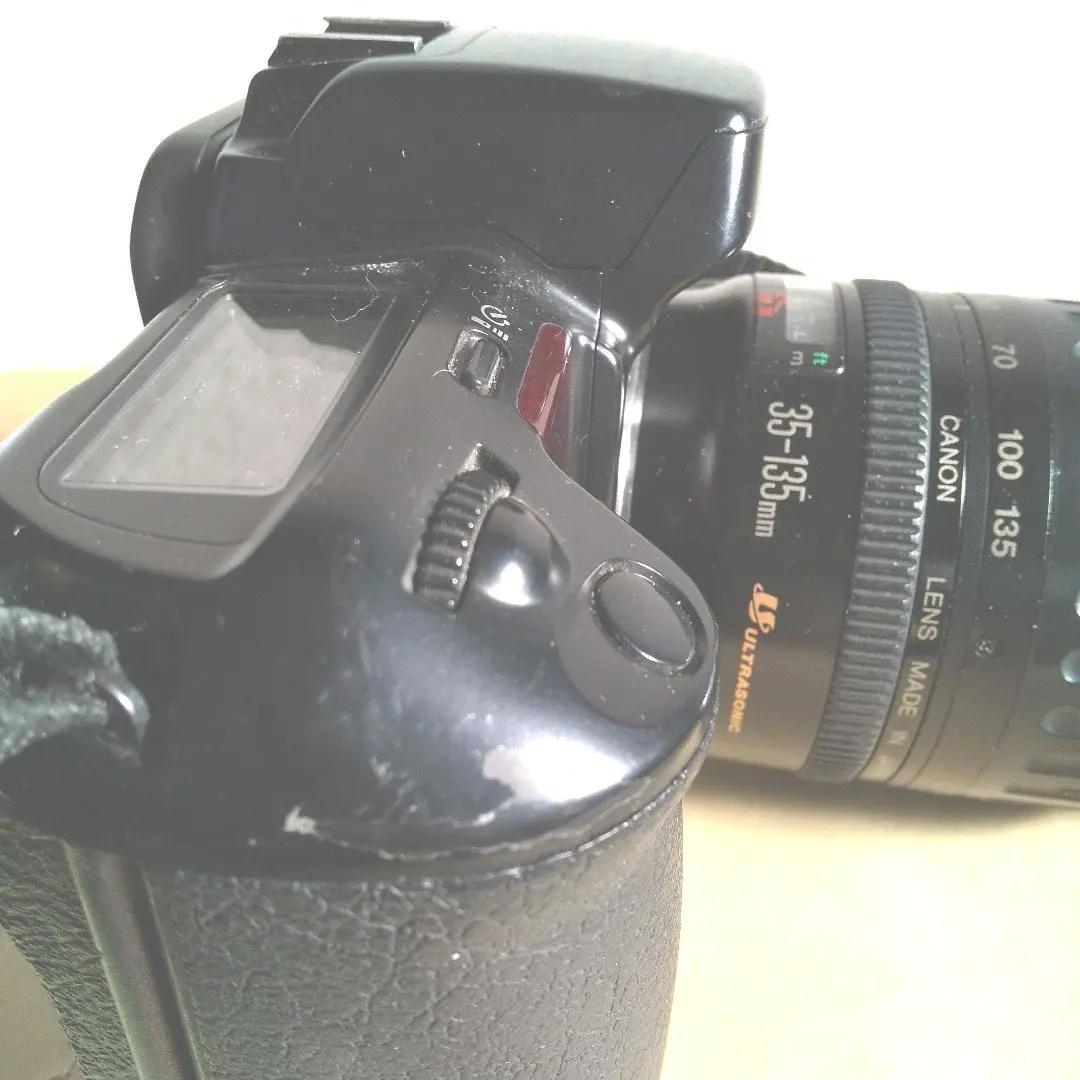 Canon EOS10 一眼レフ フィルムカメラ ケース、ストロボ、レンズフード