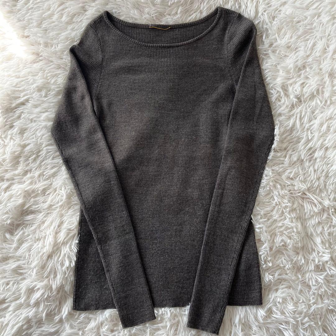 ★極美品★ アパルトモンドゥーズィエムクラス RibKnitグレージュ