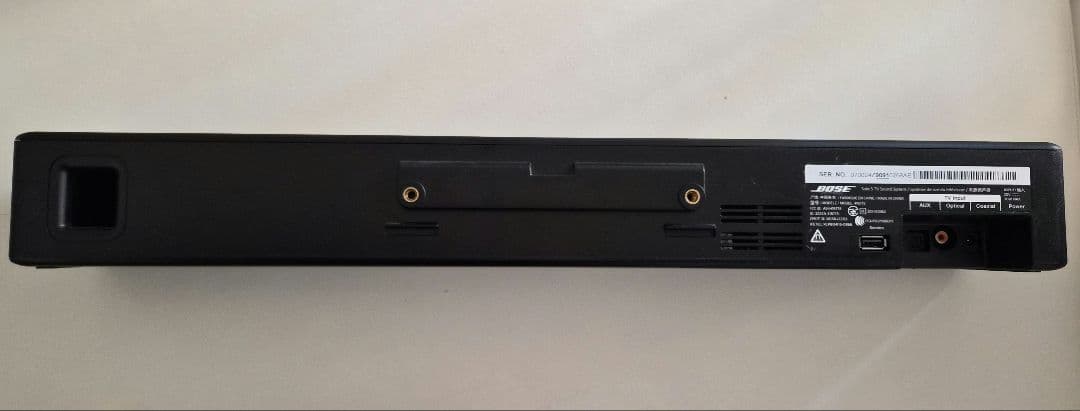 Bose Solo 5 TV Sound System　本体＋アダプタ＋リモコン