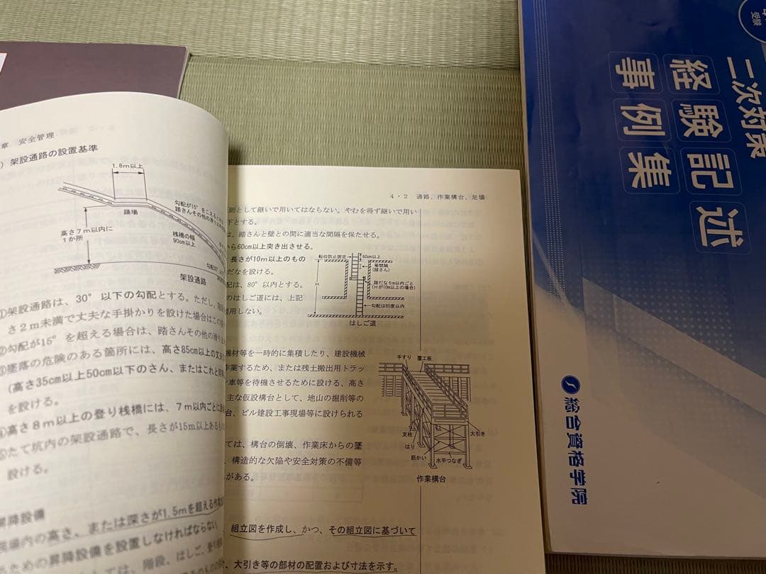 1級土木 ①施工管理技術検定 ②二次対策 ▪️総合資格学院 ▪️東北技術検定研究協会