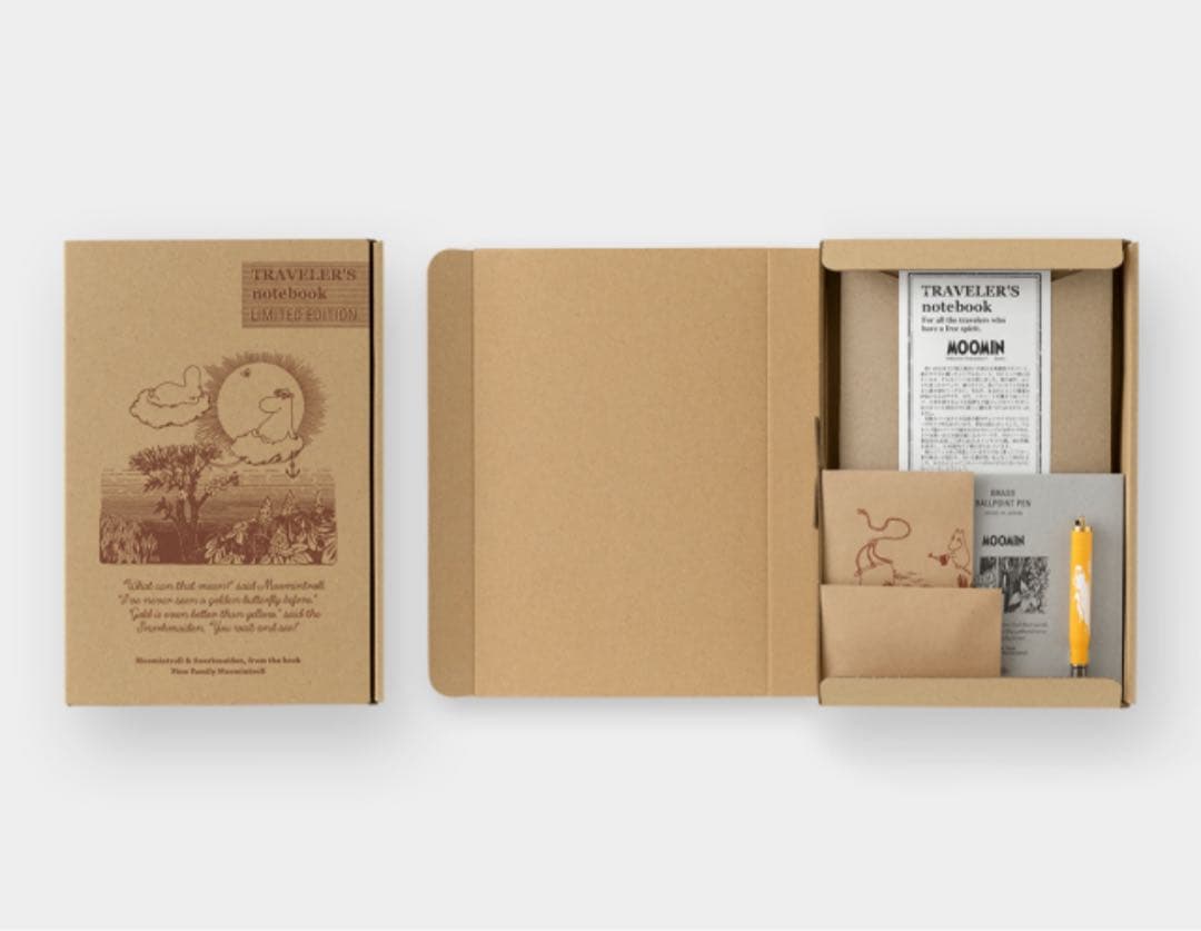 新品未使用品　トラベラーズノート 限定セット MOOMIN ムーミン一家