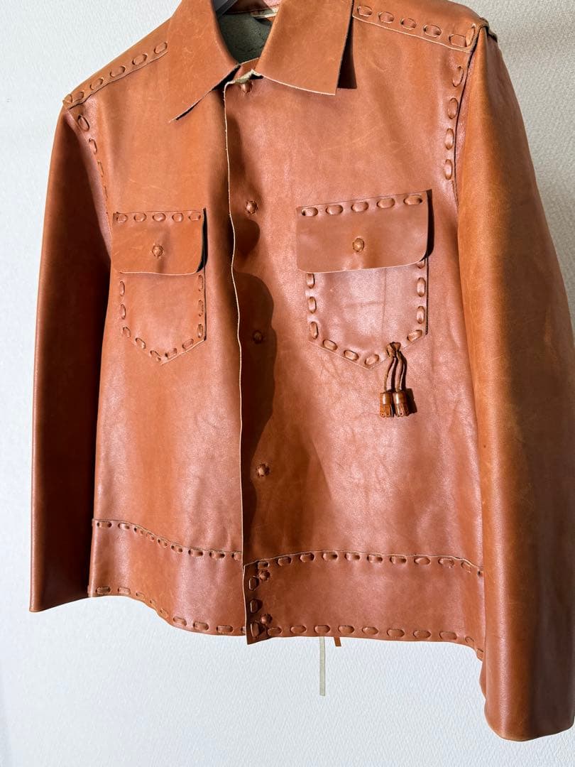 ドルチェ&ガッバーナ デザインレザージャケット