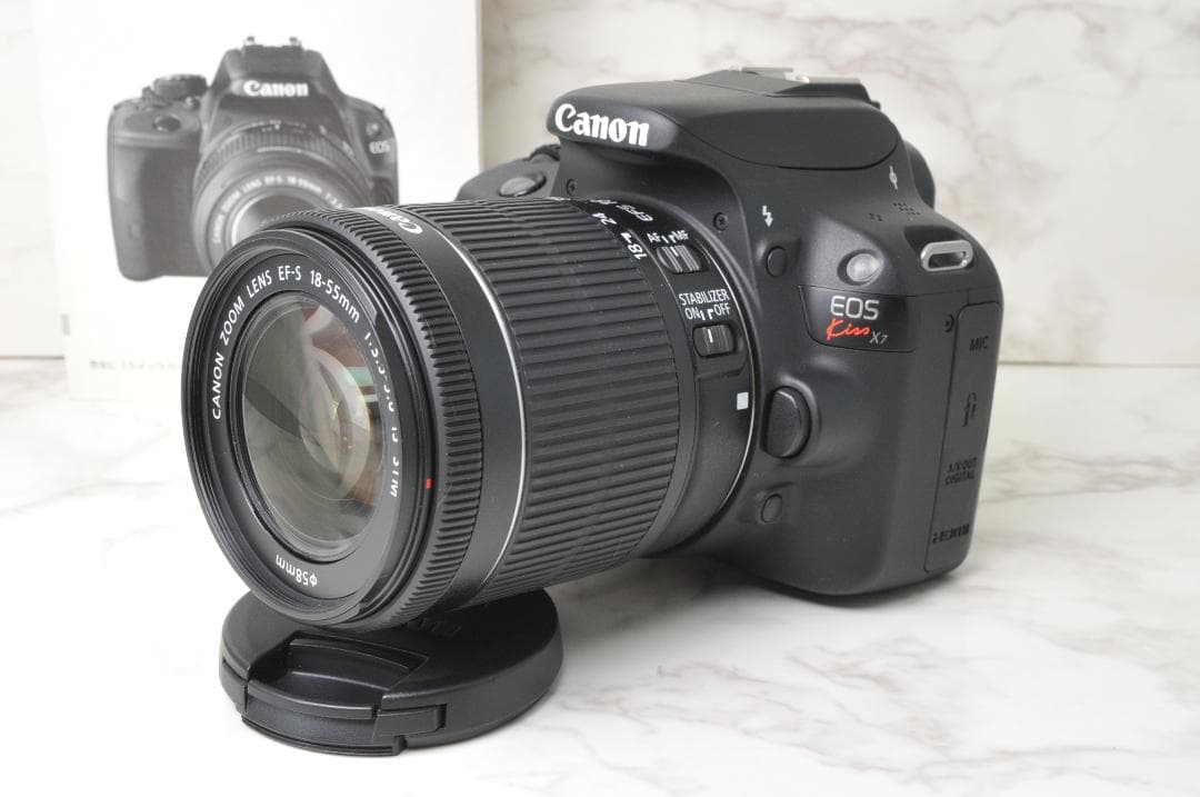 ショット数新品級 美品 Canon EOS Kiss X7⭐️スマホ転送 カメラ