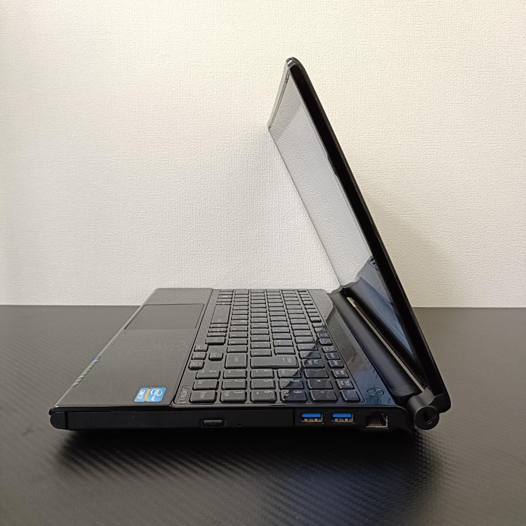 NEC コンパクト ノートPC i7 SSD メモリ8GB Blu-ray 黒