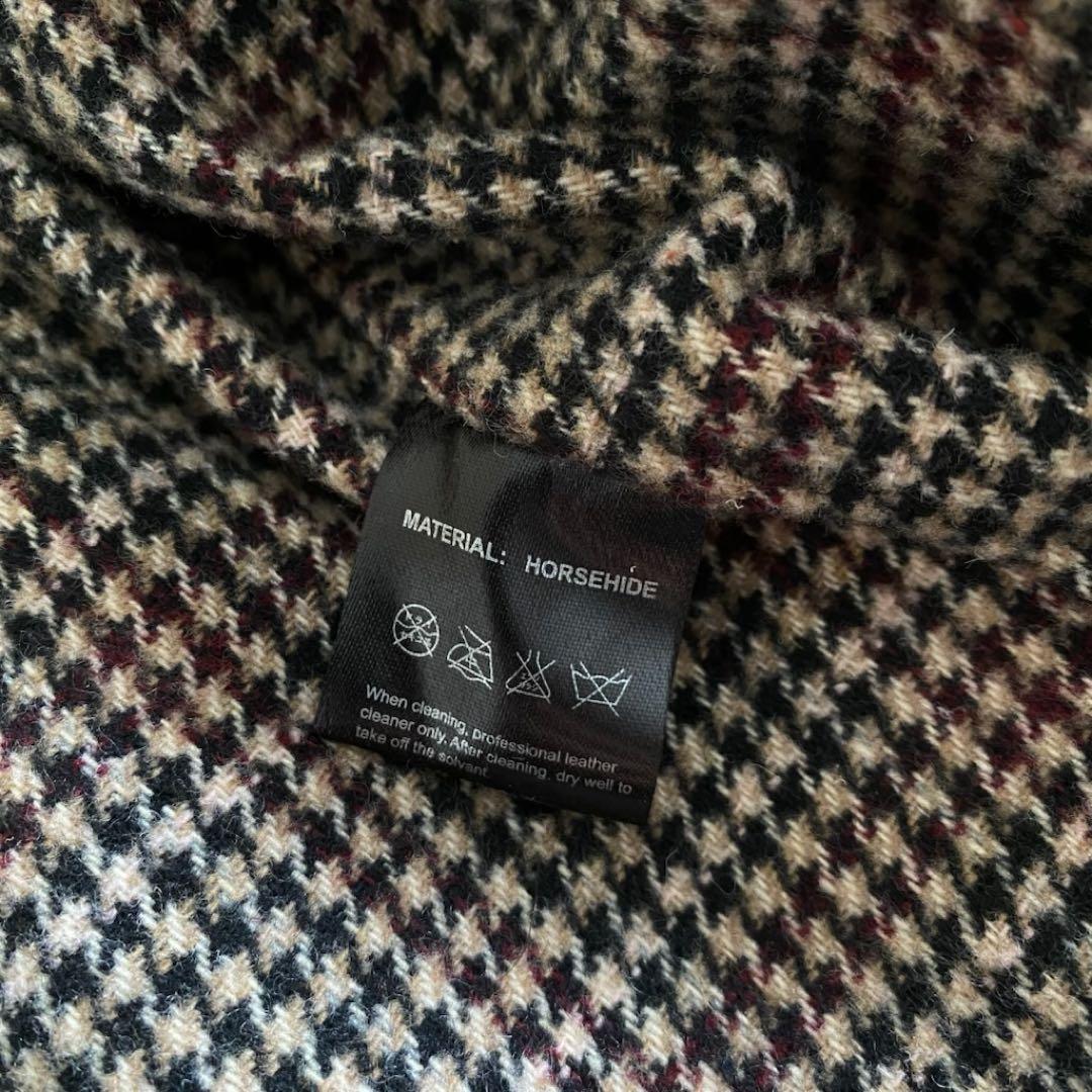 【美品】STARKE HAUT 茶芯　馬革　レザージャケット　トラッカー　L