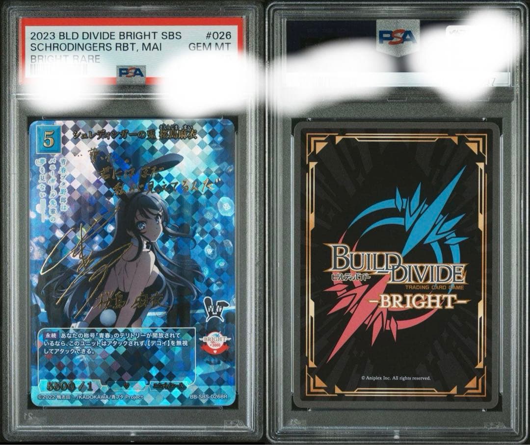 シュレディンガーの兎　桜島麻衣　br ビルディバイドブライトpsa10