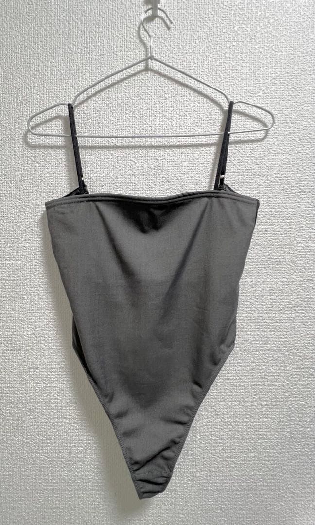 【希少・美品】IL FELINO グレー ボディスーツ