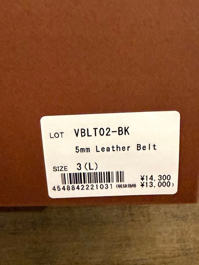 週末限定 BIG JOHN ビッグジョン ベルト 姫路レザー VBLT02 L