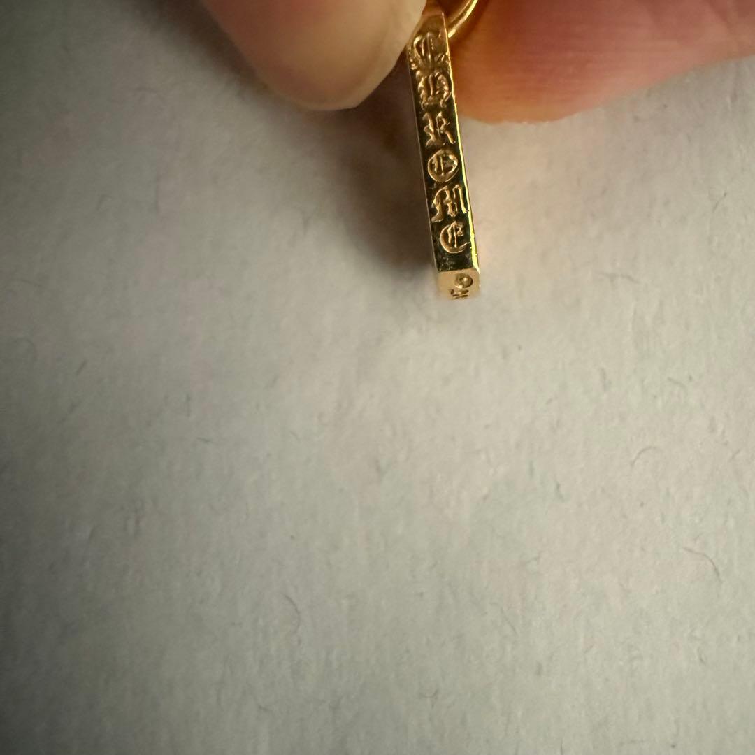 Chrome Hearts 22k ドッグタグ ゴールド
