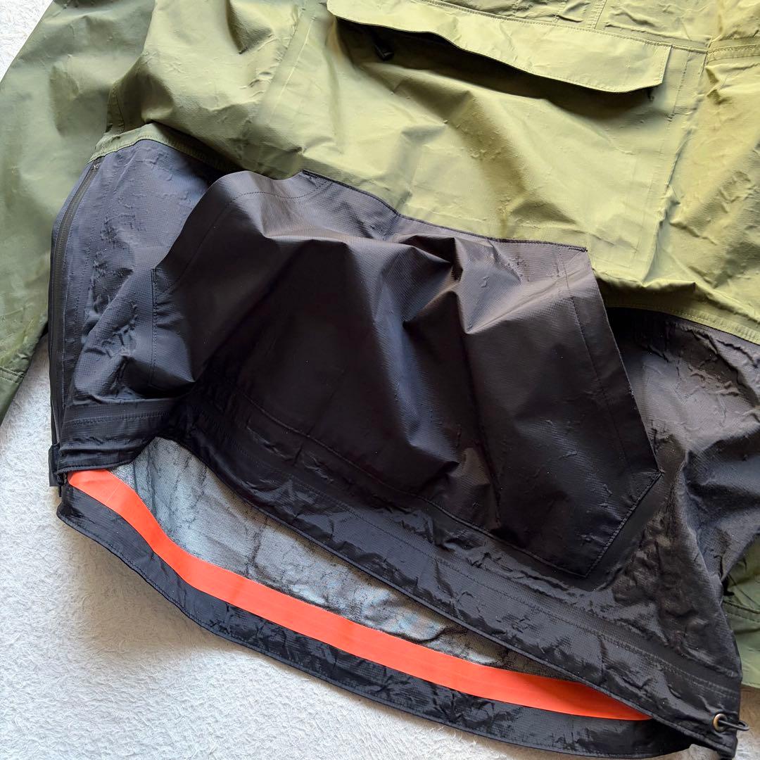 コムデギャルソンオム アノラックパーカー ナイロン カーキ L AD2017