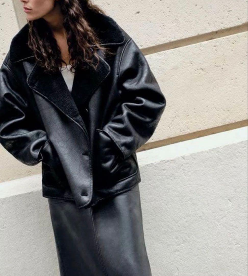 ZARA ダブルフェイスジャケット