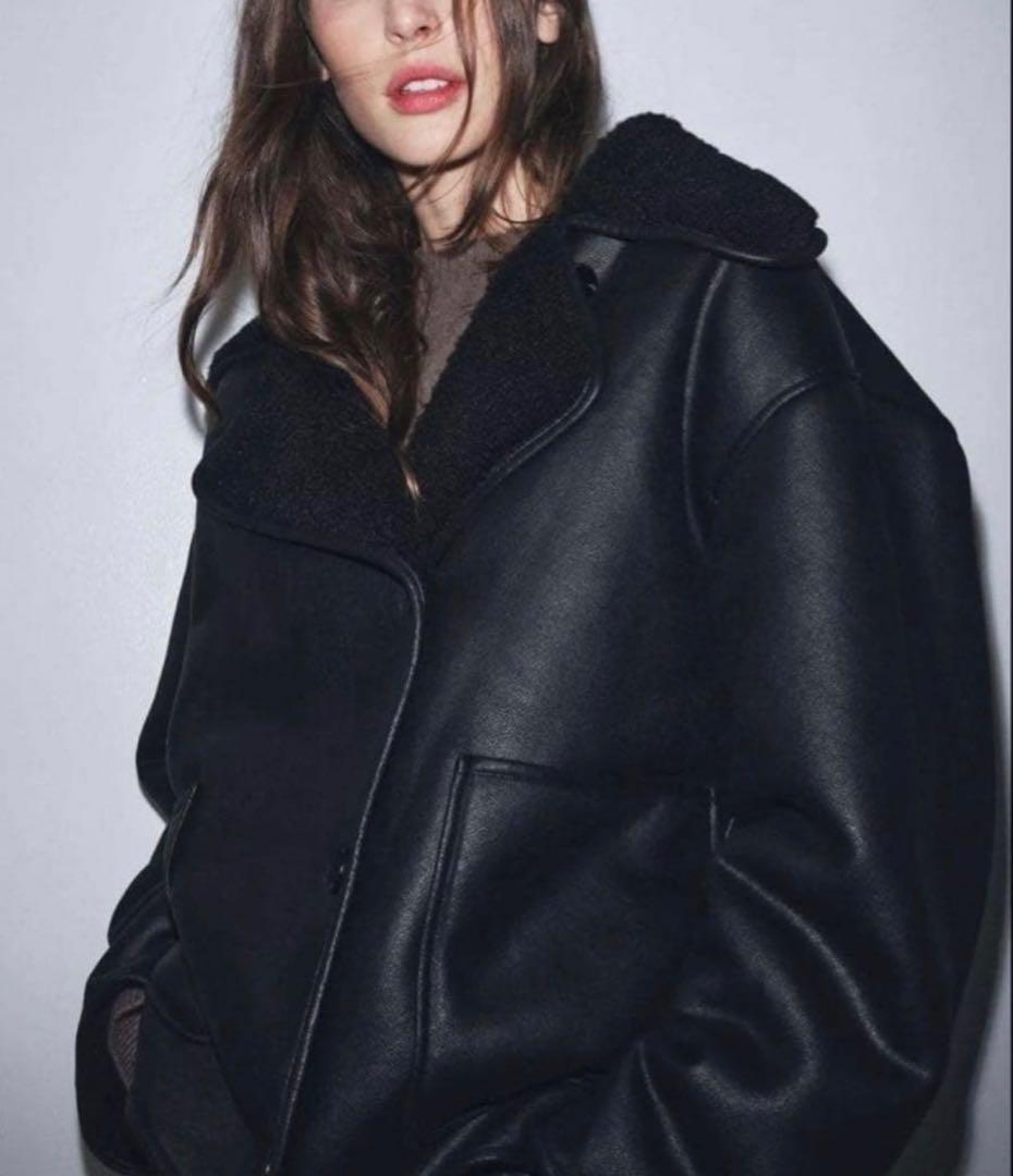 ZARA ダブルフェイスジャケット