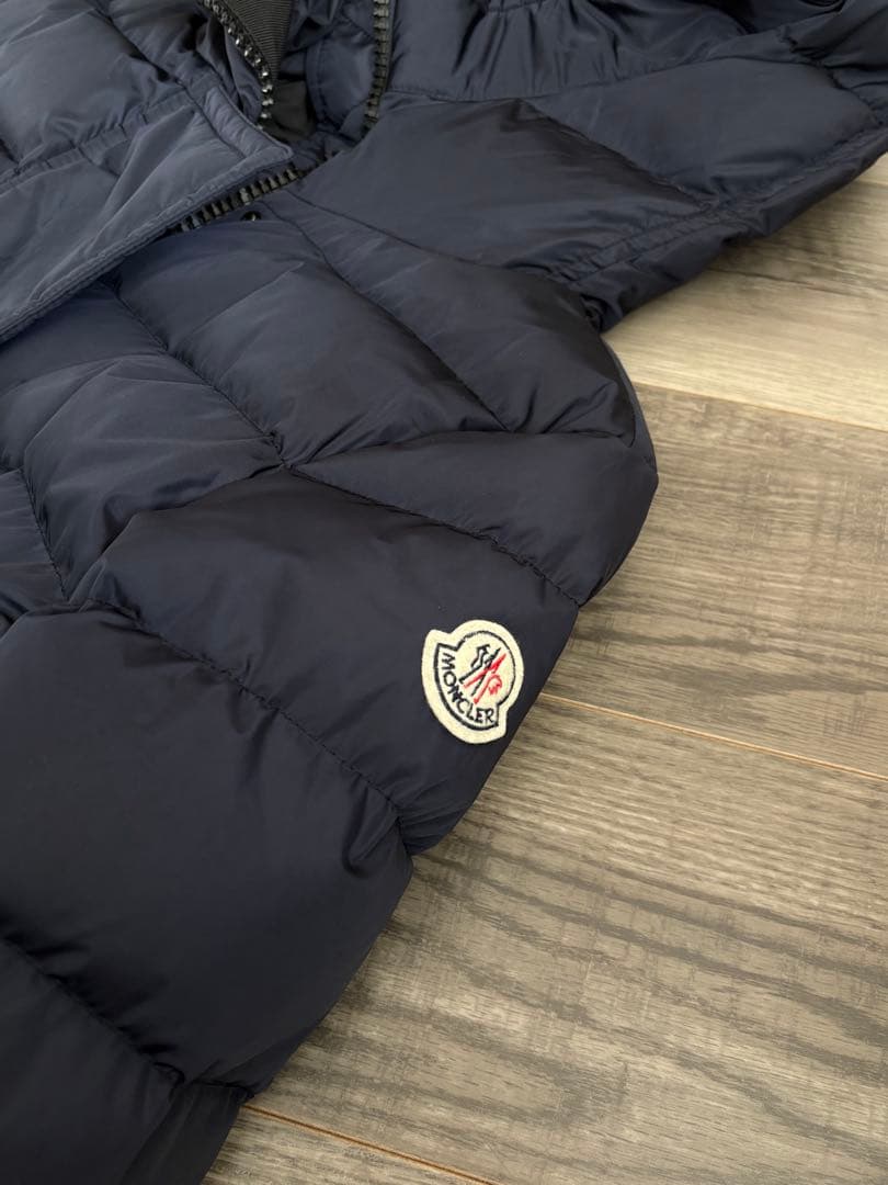 【美品】Moncler モンクレール ロングダウンGRIVE⭐︎ネイビー/S