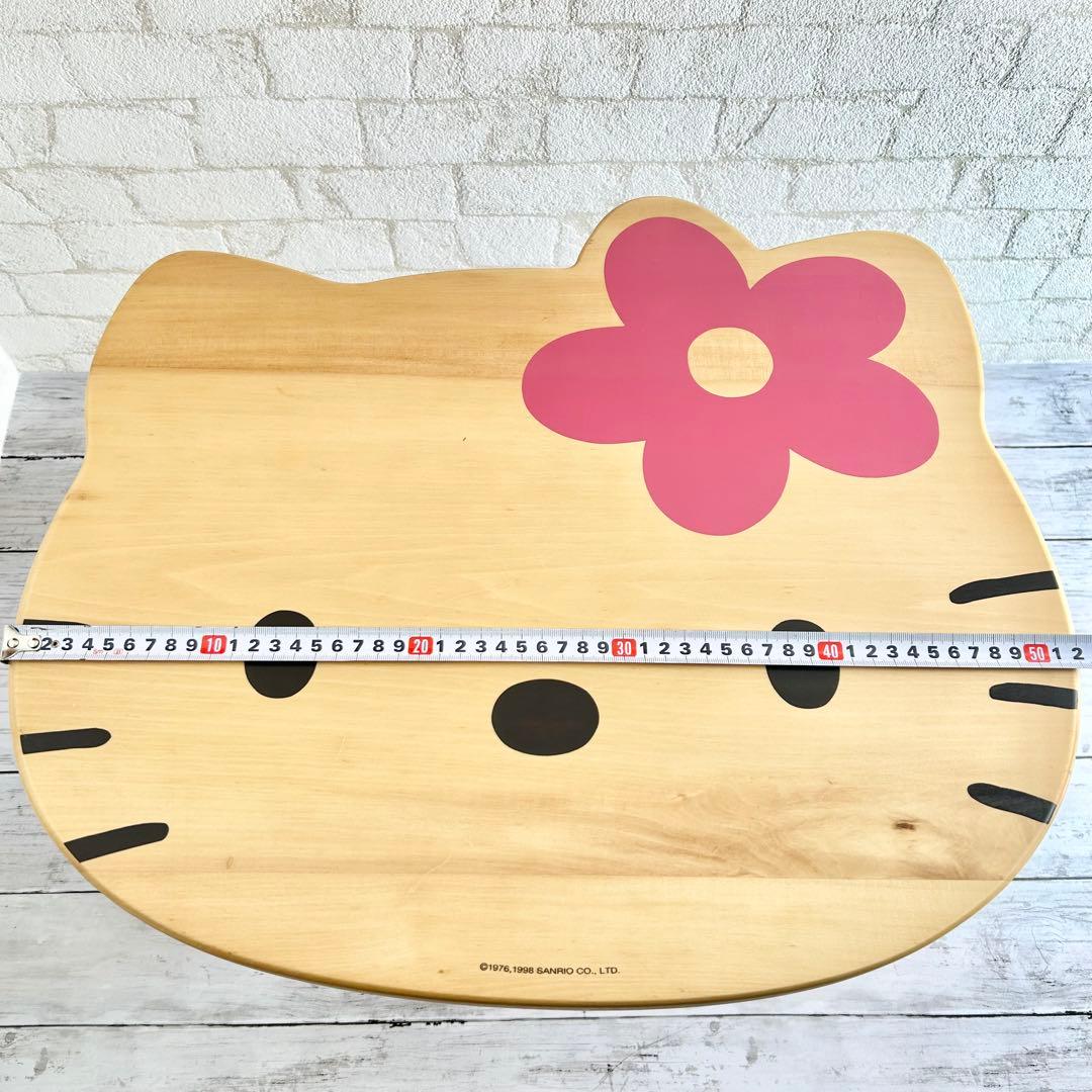 日*0様 ❤️希少！木製テーブル レトロ ハローキティ カオハナ 机 ローテーブ