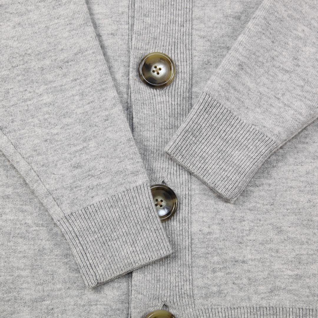 美品 MADISONBLUE 19AW ダブルフェイス Vネックカーディガン