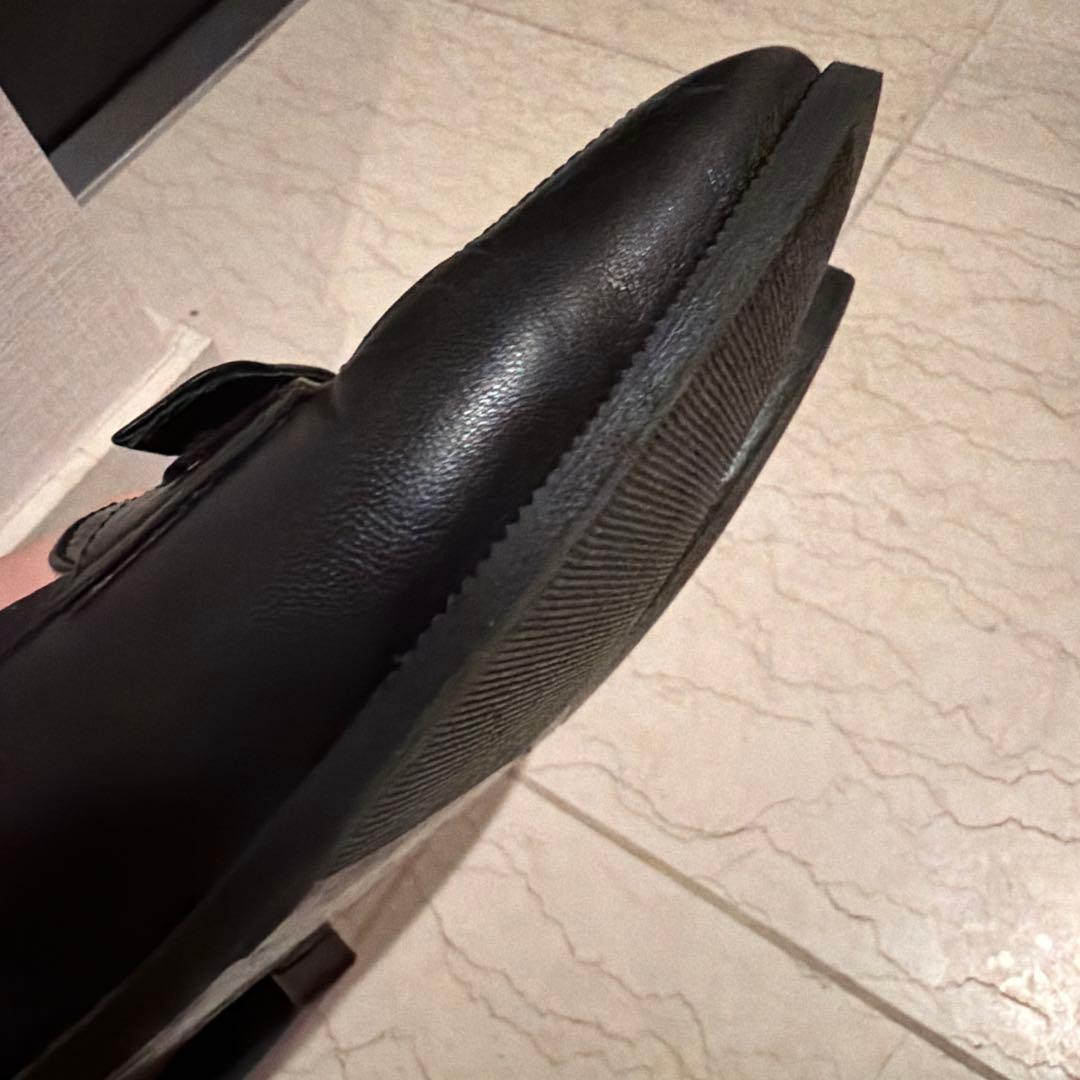 CHANEL ブラック ローファー　37 1/2