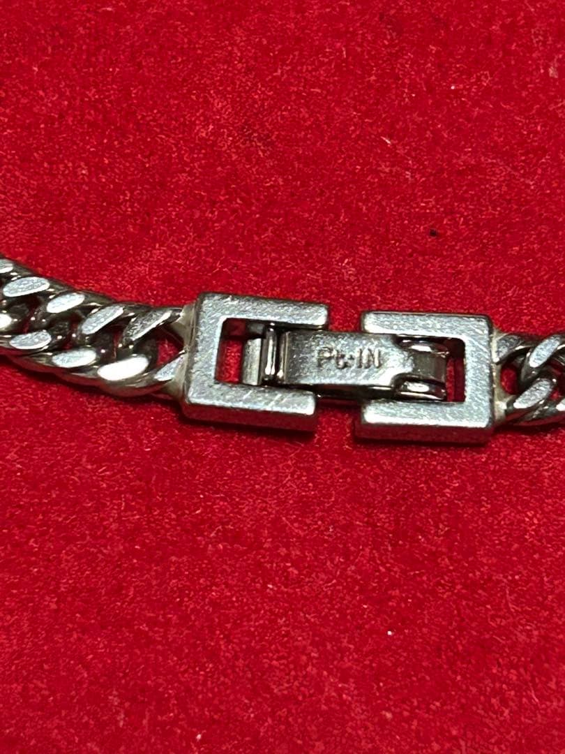 プラチナ喜平　pt-inネックレス　ダブル6面　23.2g