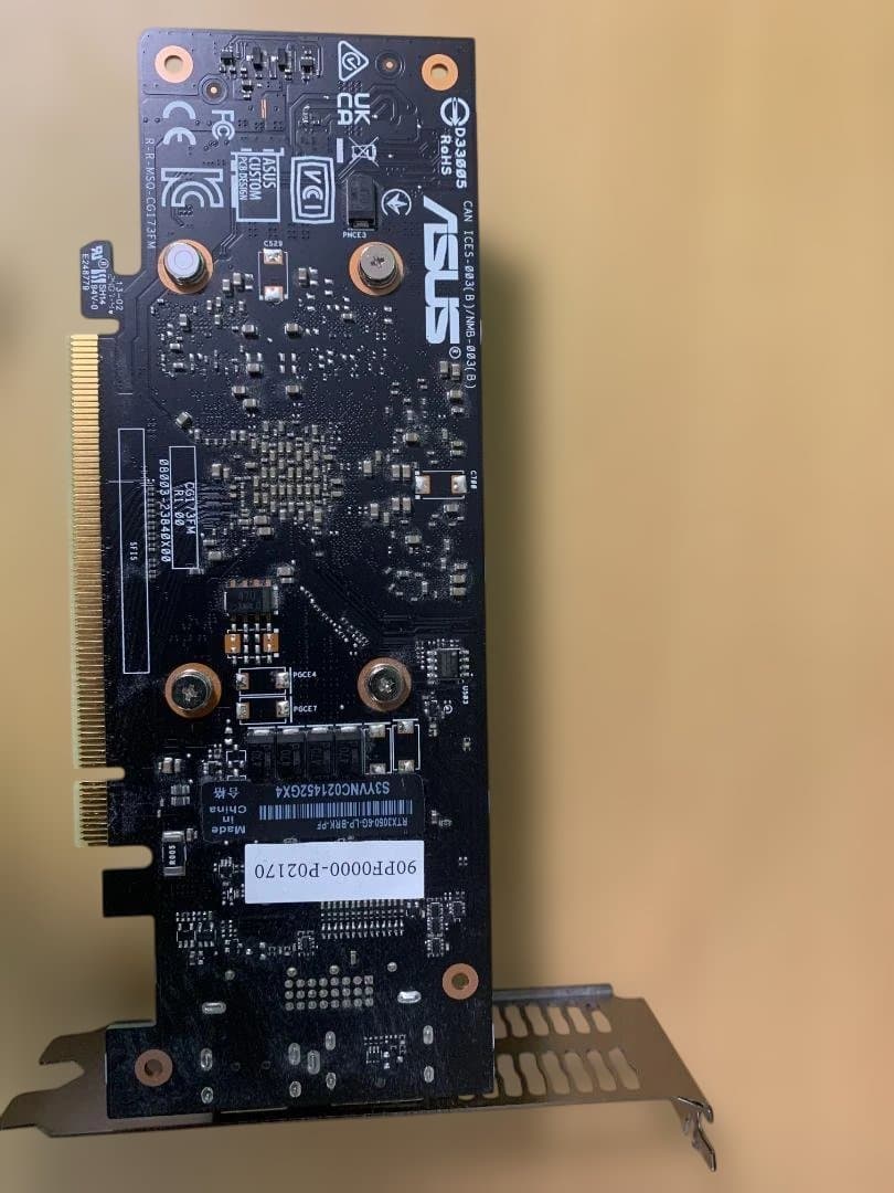 ASUS RTX 3050 6GB LP グラフィックボード
