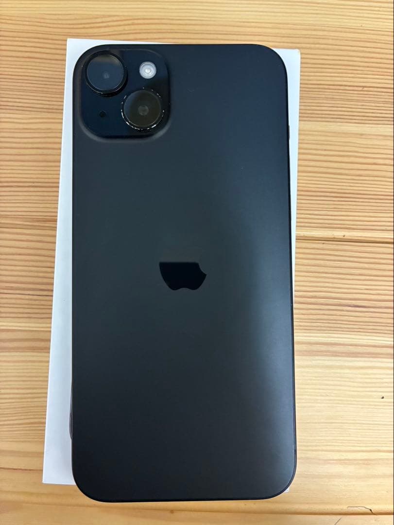 iPhone15plus128GBブラックsimフリー　バッテリー87%