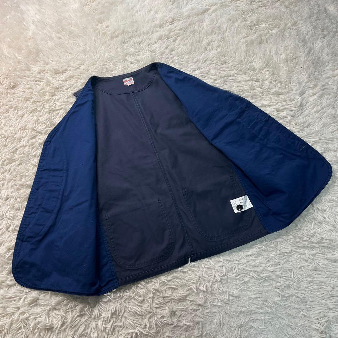 トップス MOMOTARO JEANS cotton hunting vest 42