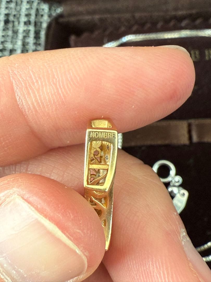 ノンブル k18 数字1 ネックレス