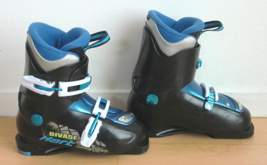 ■■送料無料■Hart■子供用スキーフルセット■板116靴22■WAX済■■